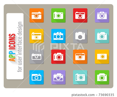 camera icon set camera icon set 73690335