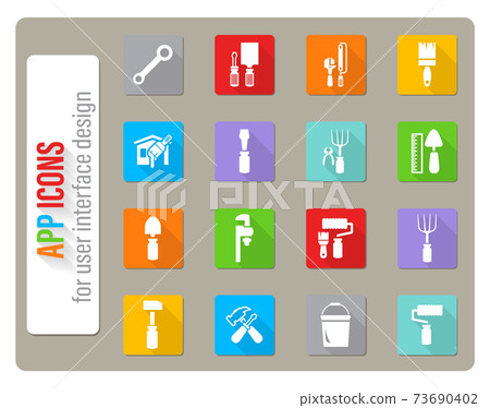 work tools icon set work tools icon set 73690402
