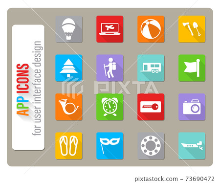 travel icon set travel icon set 73690472