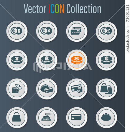 E-commers icons set 73691121