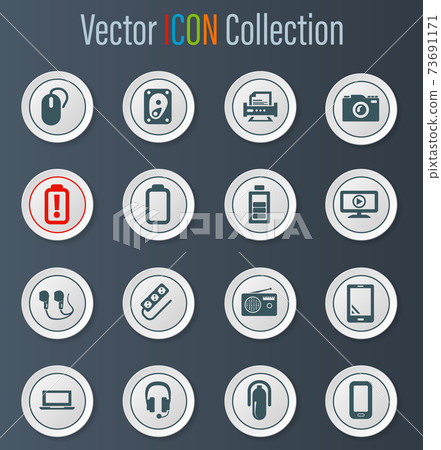 Devices icons set 73691171