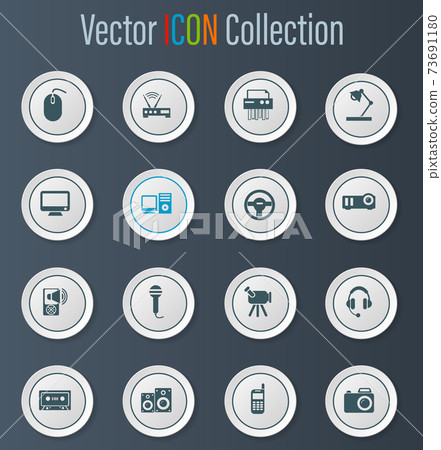 Devices icons set Devices icons set 73691180