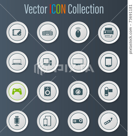 Devices icons set Devices icons set 73691181