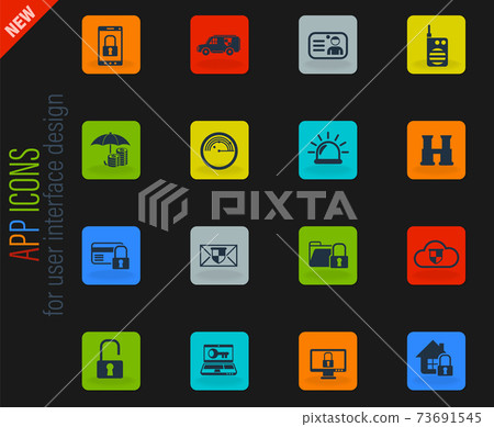 security icon set security icon set 73691545