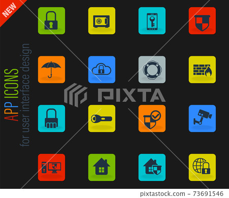 security icon set security icon set 73691546