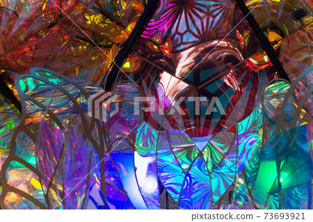 Background material that gives off glitter and seven colors Background material that gives off glitter and seven colors 73693921