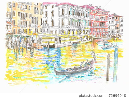 World Heritage Cityscape, Italy, Venice, Grand Canal World Heritage Cityscape, Italy, Venice, Grand Canal 73694948