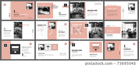 Presentation and slide layout template. Design old rose pastel background. Use for business annual report, flyer, marketing, leaflet, advertising, brochure, modern style. Presentation and slide layout template. Design old rose pastel background. Use for business annual report, flyer, marketing, leaflet, advertising, brochure, modern style. 73695048