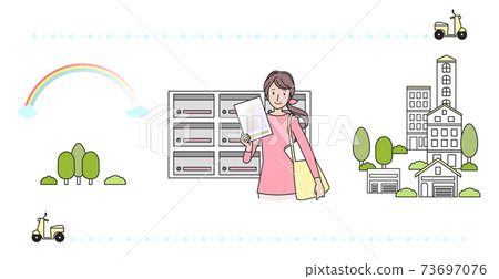 年輕的張貼人員 73697076