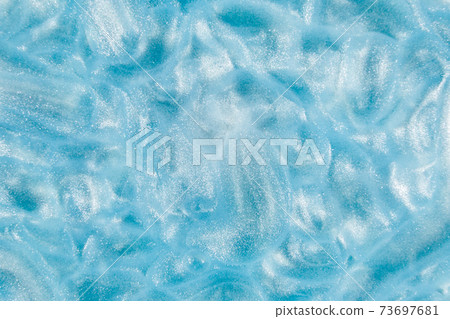 Liquid cream gel, green blue cosmetic texture with bubbles Liquid cream gel, green blue cosmetic texture with bubbles 73697681