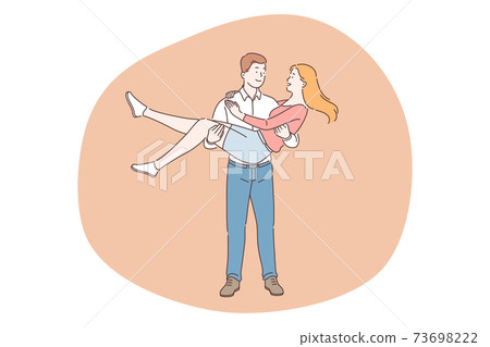 Love, couple in relationship, togetherness concept. 73698222