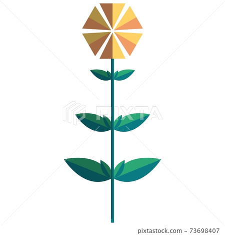 Forest flower icon, flat vector isolated illustration. Forest camp. Summer camping, hiking, nature picnic. Forest flower icon, flat vector isolated illustration. Forest camp. Summer camping, hiking, nature picnic. 73698407