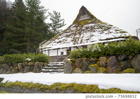 Roadside station Natasho winter scenery 73698652