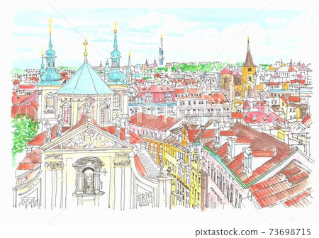 World Heritage Cityscape, Czech Republic, Prague Old Town World Heritage Cityscape, Czech Republic, Prague Old Town 73698715