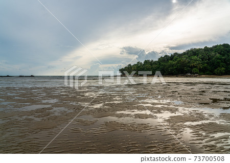 Beautiful Layan beach, lagoon in Phuket, Thailand in the afternoon. 73700508