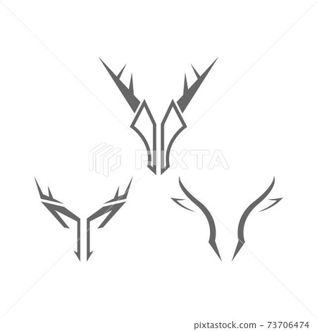 Deer logo icon illustration design vector Deer logo icon illustration design vector 73706474