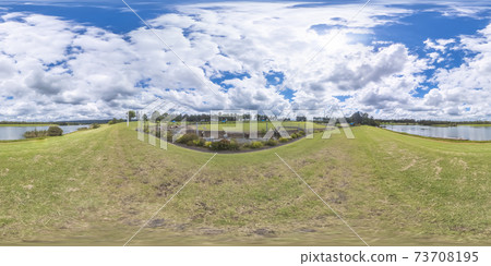 Spherical 360 panorama photograph of the Whitewater Stadium in Penrith Spherical 360 panorama photograph of the Whitewater Stadium in Penrith 73708195