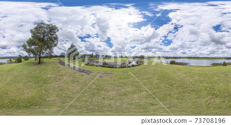 Spherical 360 panorama photograph of the Whitewater Stadium in Penrith Spherical 360 panorama photograph of the Whitewater Stadium in Penrith 73708196