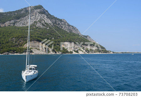 Yachting in the Mediterranean Sea. Yachting in the Mediterranean Sea. 73708203