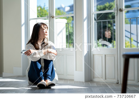 young woman young woman 73710667