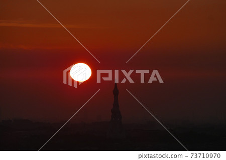 Sunset from Mochio Observatory and PL Tower Sunset from Mochio Observatory and PL Tower 73710970