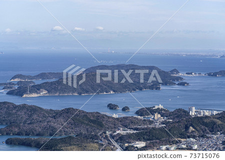 從淺間山眺望東島的景色 從淺間山眺望東島的景色 73715076