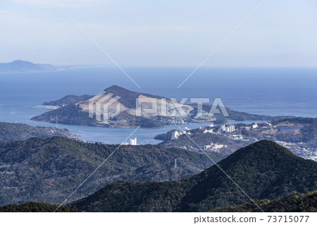 View of Sugashima from Asama Mountain View Point 73715077