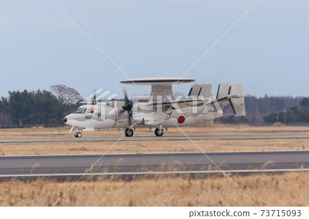 Air Self-Defense Force E-2C Hawkeye landing Air Self-Defense Force E-2C Hawkeye landing 73715093