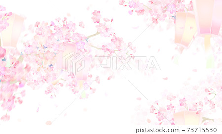 Cherry and lantern background-there are multiple variations 73715530