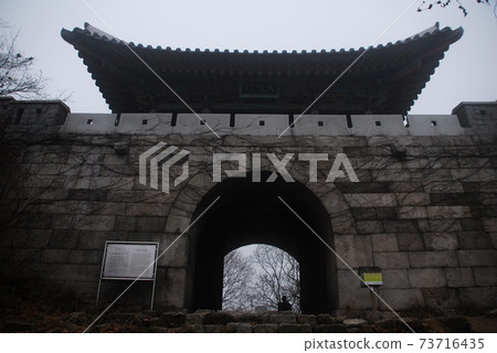 北漢山，國家公園，秋，楓，嶺 73716435