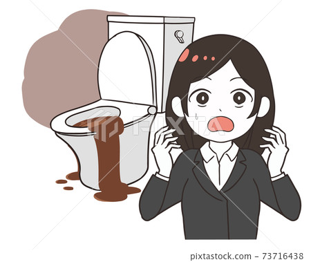 一個辦公室廁所壞了的女人 73716438