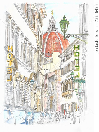 佛羅倫薩，老鎮，意大利世界遺產 - 小巷街道 73716456