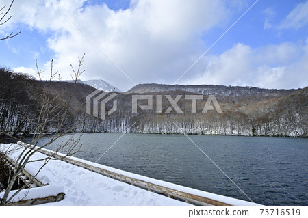 Tsutanuma in the snowy landscape Tsutanuma in the snowy landscape 73716519