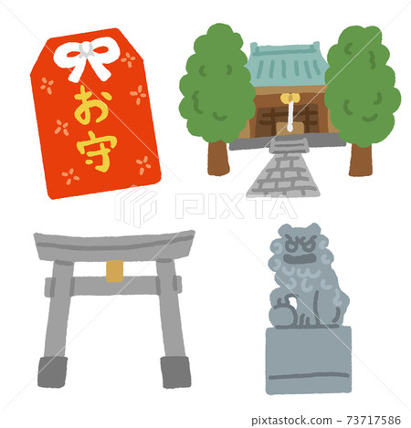 關於日本神社的插圖 73717586