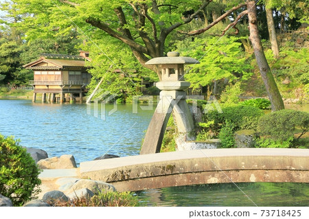 Fresh green Kenrokuen 73718425
