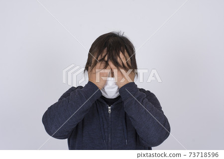 Bankruptcy / Dismissal / Bankruptcy / Despair Middle-aged man 73718596