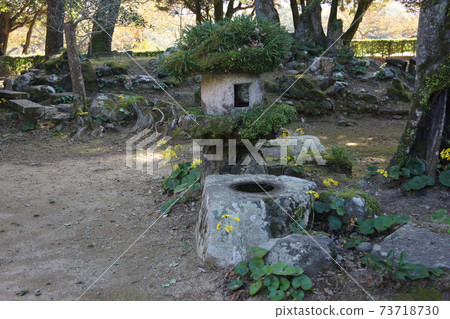Hagi Castle Ruins, Hagi City, Yamaguchi Prefecture Hananoe Teahouse Garden 73718730