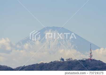 Shonandaira and Mt. Fuji in Hiratsuka 73719173