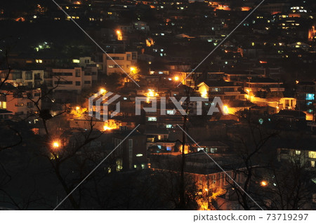 首爾城、城牆、夜景、順城路 73719297