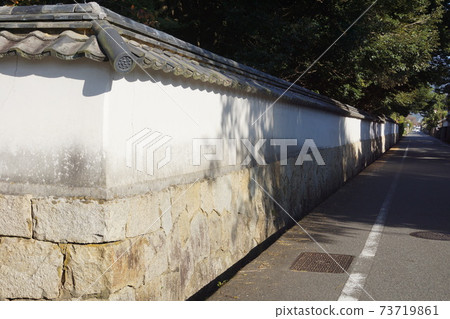 山口縣Ha市Ha城城Tenjuin的白牆 73719861