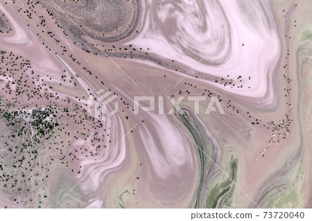Pale pink agate imitation pattern. Simple marble liquid texture. 73720040