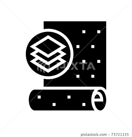 non-woven wallpaper glyph icon vector illustration non-woven wallpaper glyph icon vector illustration 73721155