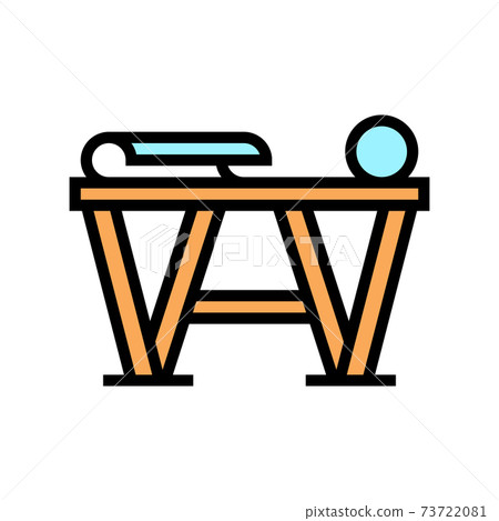 preparation for gluing wallpaper color icon vector illustration preparation for gluing wallpaper color icon vector illustration 73722081