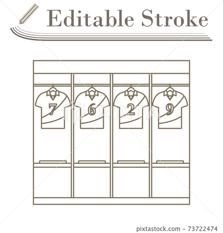 Locker Room Icon Locker Room Icon 73722474