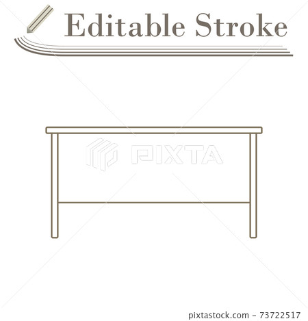 Office Table Icon 73722517