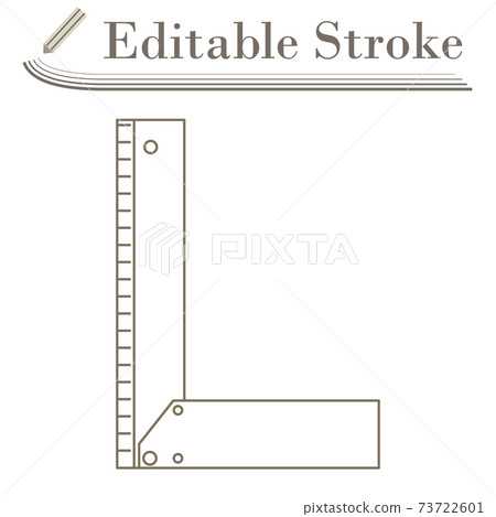 Setsquare Icon Setsquare Icon 73722601