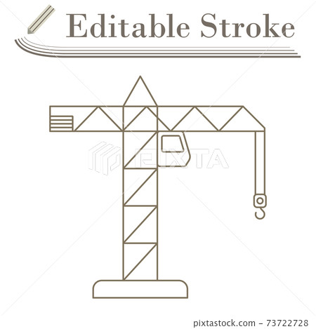 Icon Of Crane Icon Of Crane 73722728