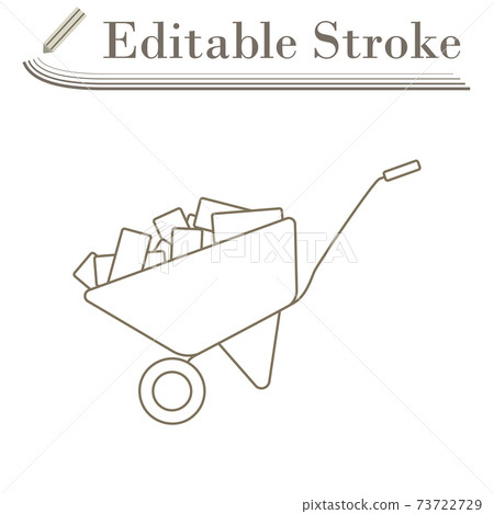 Icon Of Construction Cart 73722729