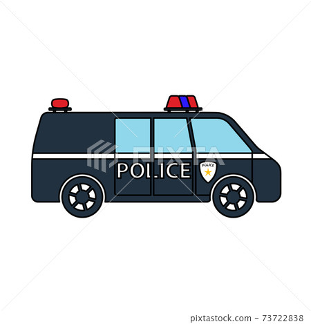 Police Van Icon Police Van Icon 73722838