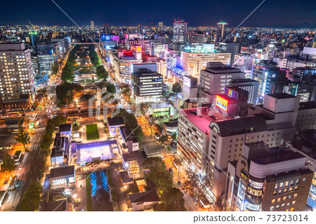 《Aichi Prefecture》 Nagoya city night view, Sakae cityscape 《Aichi Prefecture》 Nagoya city night view, Sakae cityscape 73723014